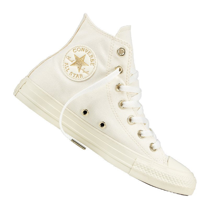 ivory high top converse