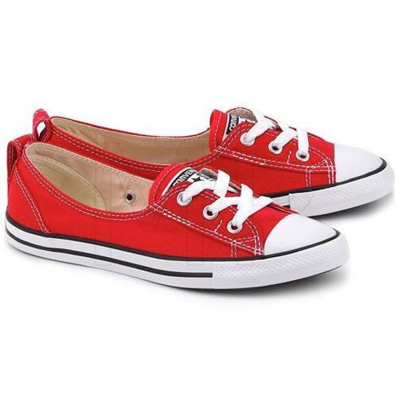 red converse ballet
