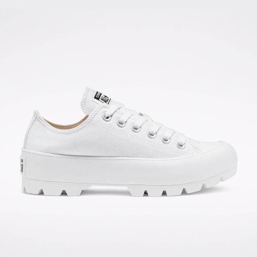 white platform converse lugged