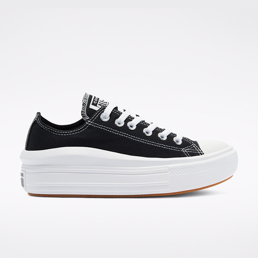 platform converse black low top