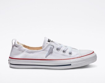 womens white shoreline converse