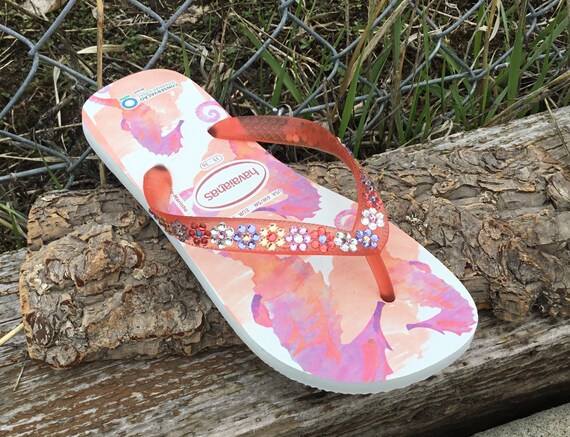 havaianas slim animal coral