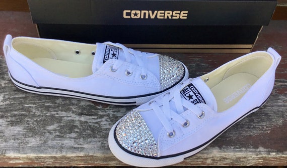 converse ballet pumps leather
