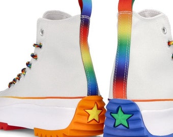 converse rainbow platform