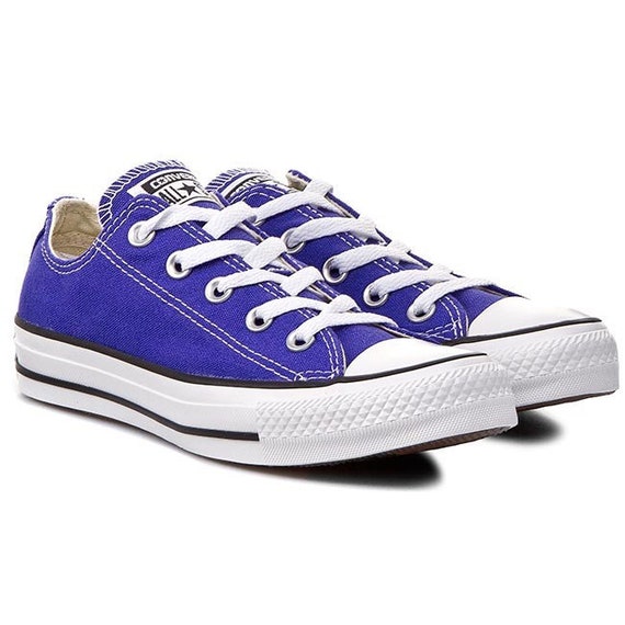 royal blue chucks low top