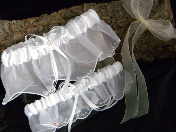 Bride Wedding Garter Belt White Cream Set Personalized Ribbon Crystal Pearl  Custom Bridal Shower Gift Keep Toss Tradition Lace Prom Ceremony - Etsy