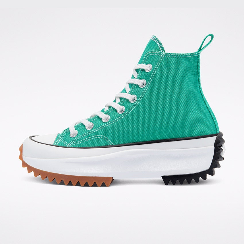 Converse Run Star Hike W US8 Green Teal Turquoise Boots Platform High ...