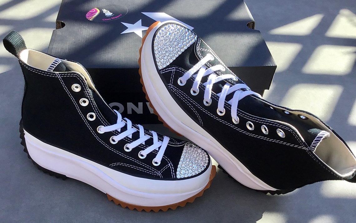 platform black hightop converse