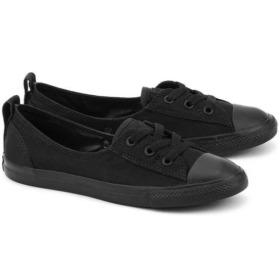 chuck taylor all star dainty ballet low top black mono