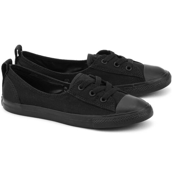 chuck taylor all star dainty ballet low top black mono