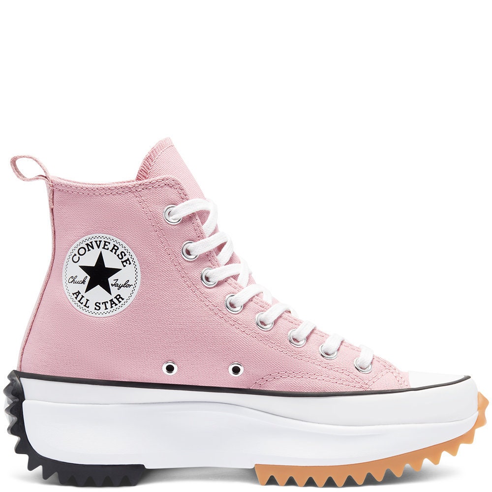 Converse Run Star Hike Pink Lotus White Boot Platform Wedge - Etsy Canada