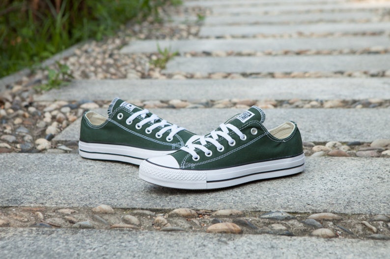 forest green converse