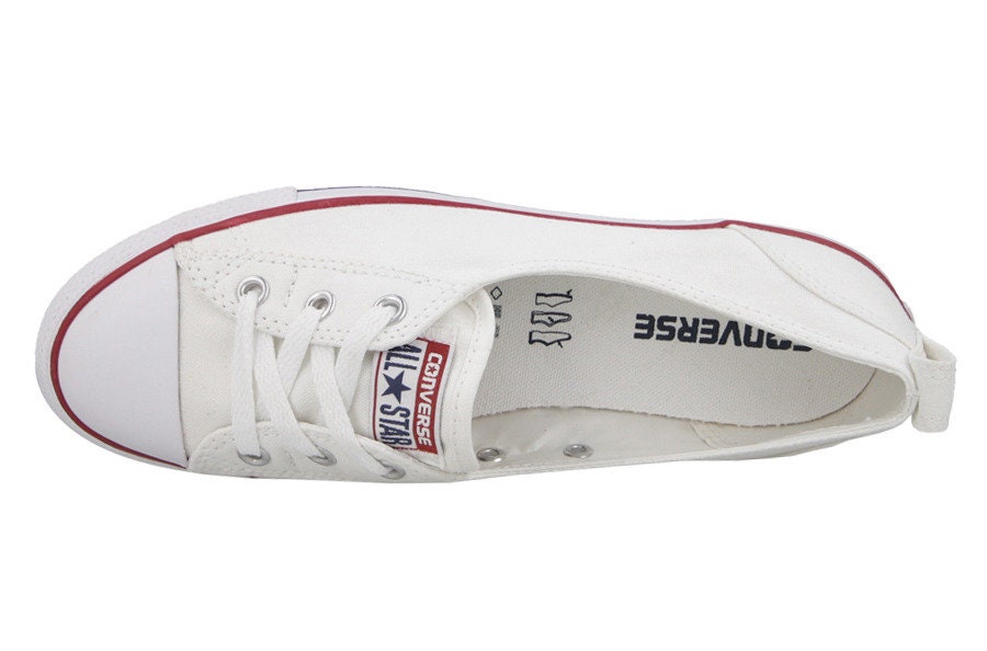 bedazzled white wedding converse