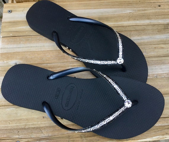 be trendy rhinestone flip flops