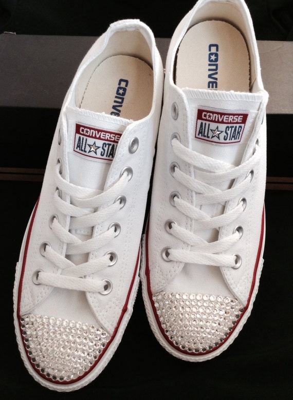 converse bianche uncinetto maschile