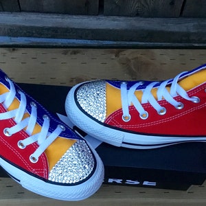 converse color block high tops
