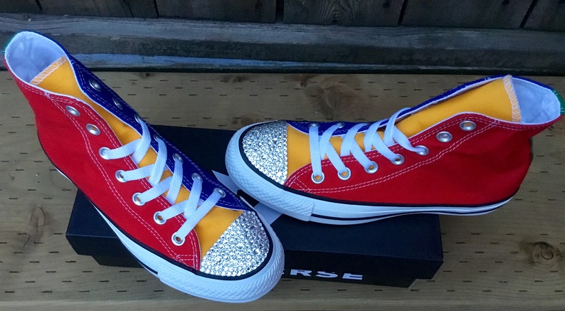 multicolor high tops