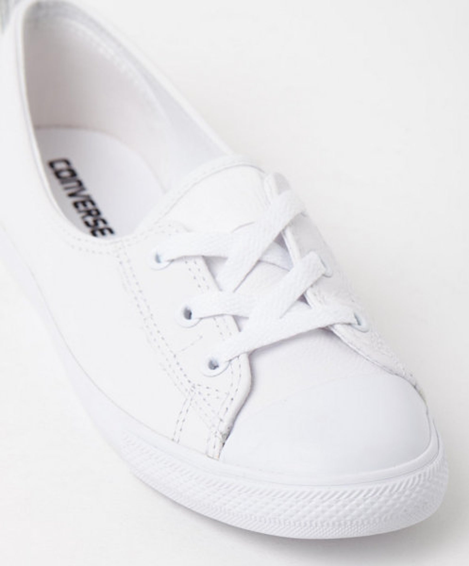 converse ballet white leather