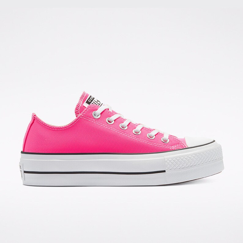 hot pink converse youth