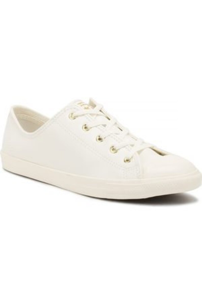 cream and gold converse
