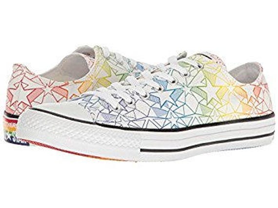 rainbow star converse