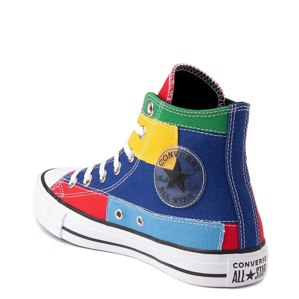 Parche Converse Rainbow bloque High Top rojo azul amarillo Etsy