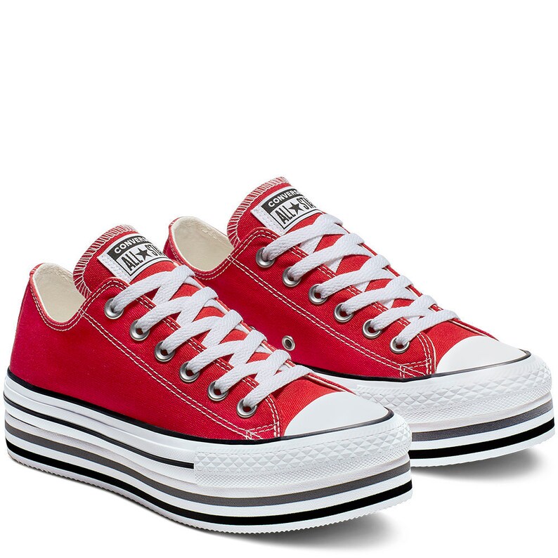 converse platform red
