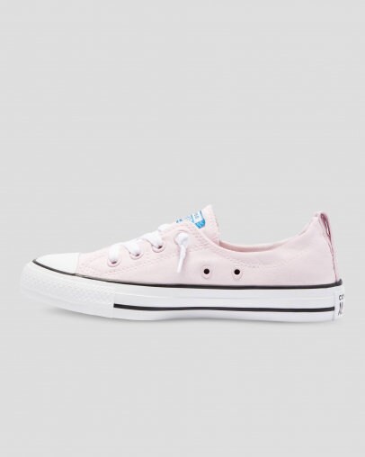 Baby Pink Converse Shoreline Slip on 