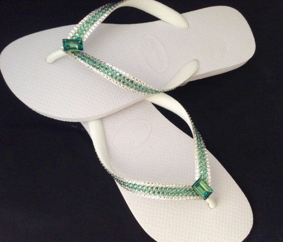 green havaianas flip flops