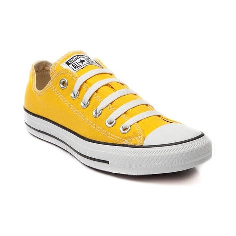 yellow bling converse