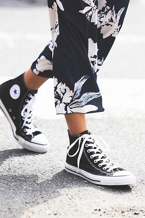 black converse high tops ladies