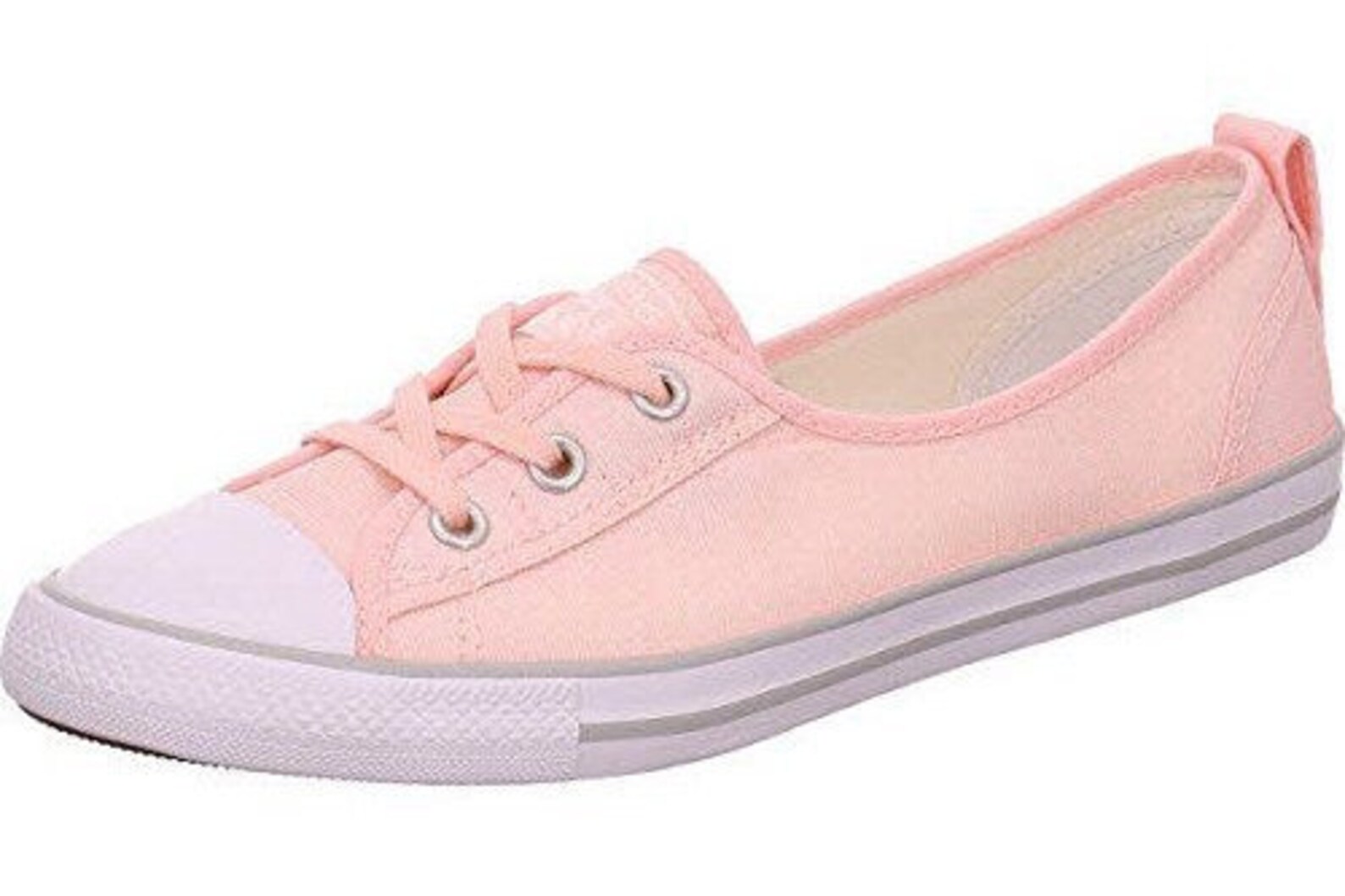 Baby Pink Converse Ballet Low Top Slip on Flat Rose Lace Etsy