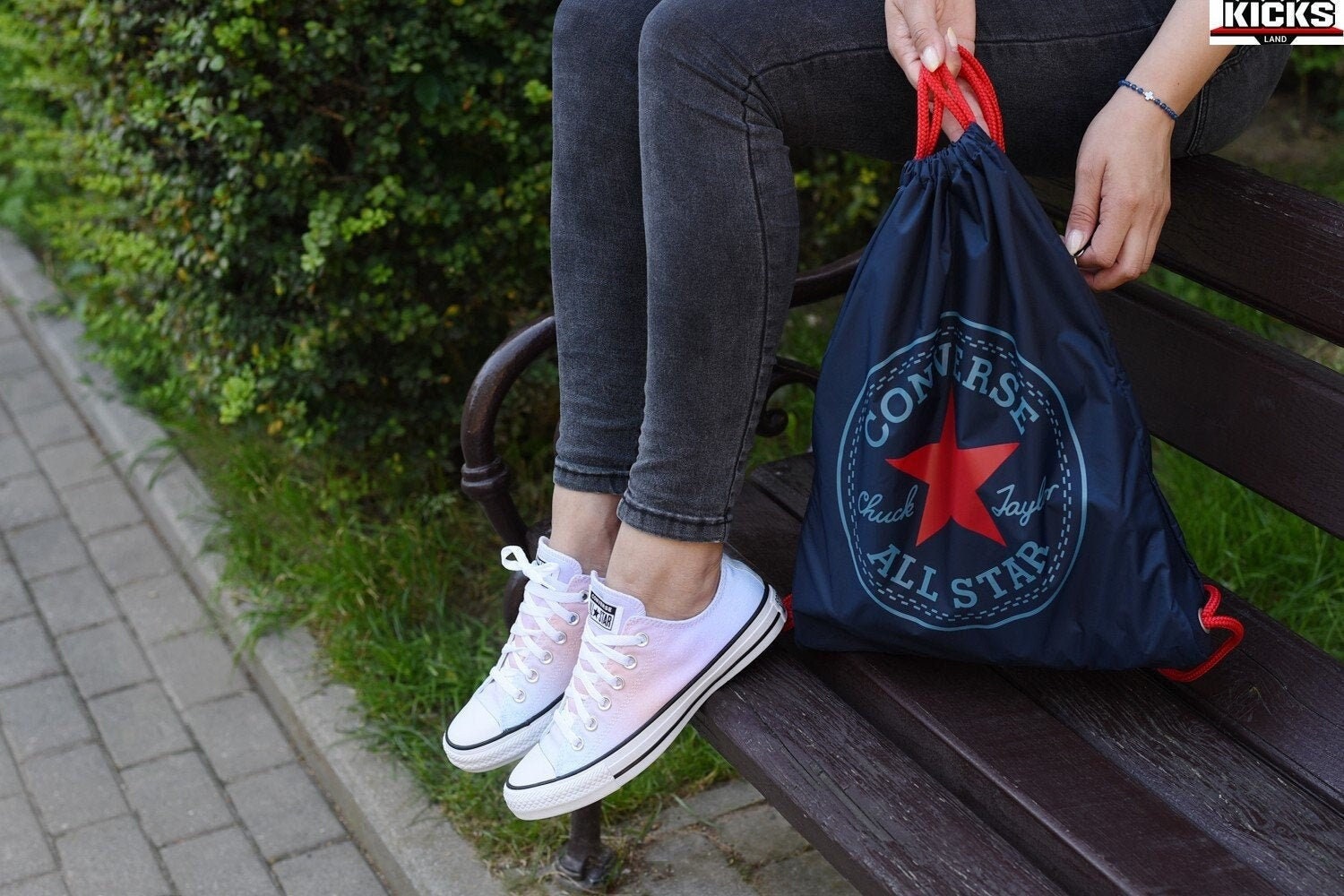 pastel rainbow converse