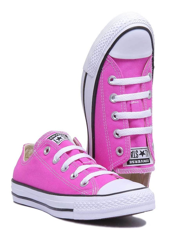 pink converse with crystals