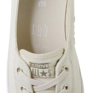 cream converse laces