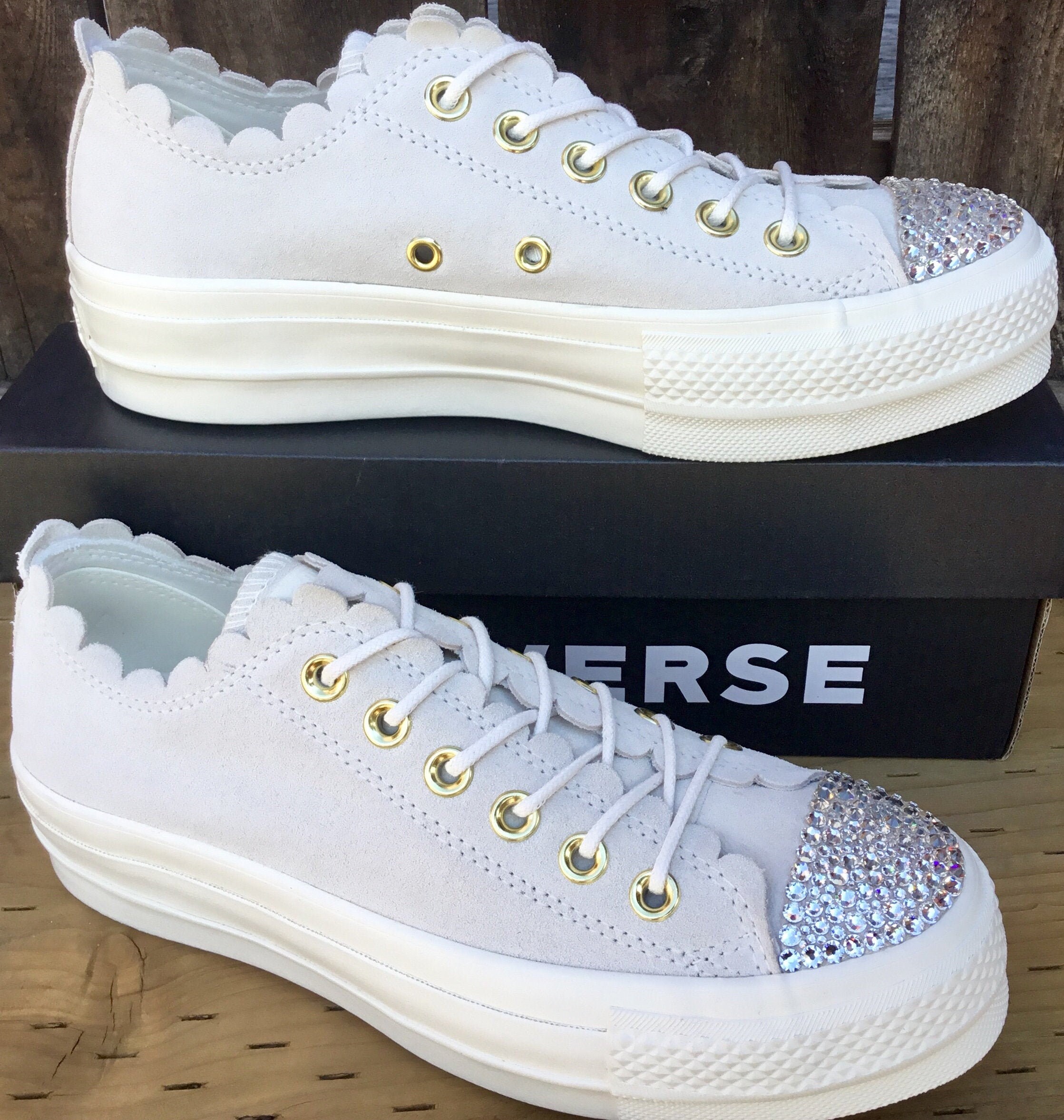 converse platform beige