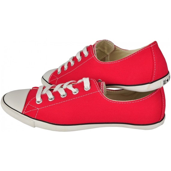 light red converse