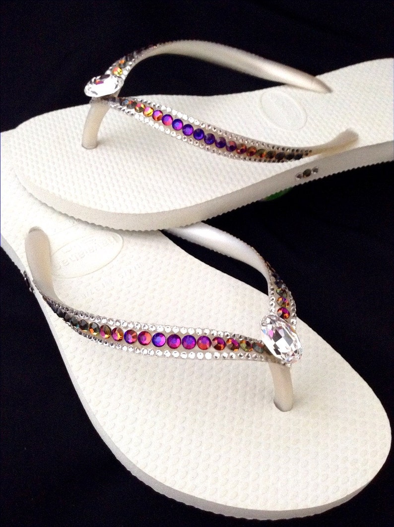 havaianas with bling