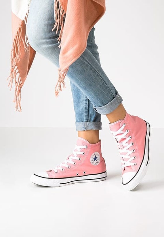 blush converse high tops