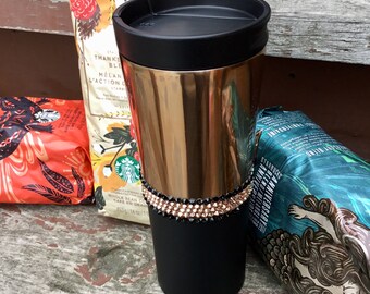 Rose Gold Stainless Steel Starbucks Cup Tumbler Swag W/ Swarovski Copper  Crystal 16 Oz Grande Holiday Travel Coffee Tea Mug Rhinestone Gift - Etsy  Finland