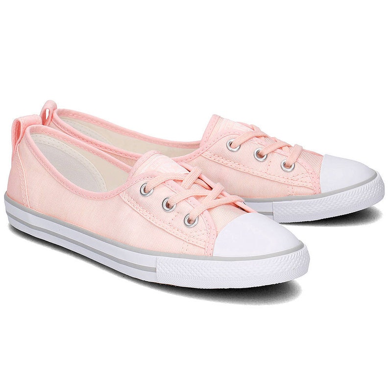 pink converse ballet flats