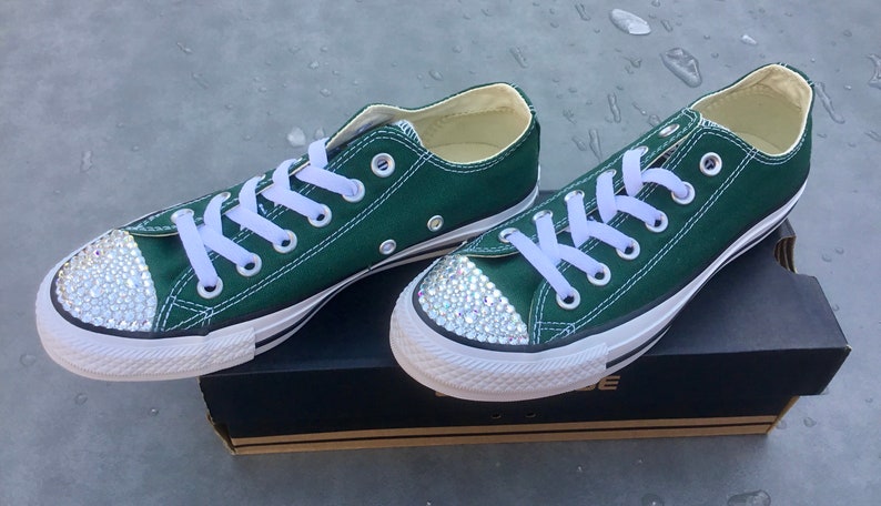 forest green converse