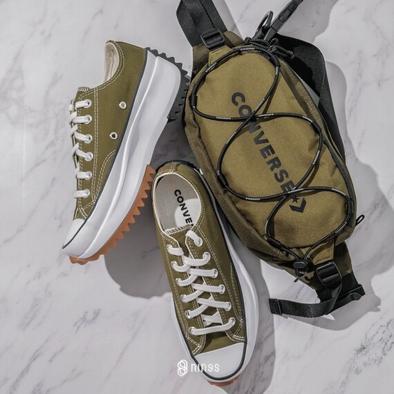 converse run star green