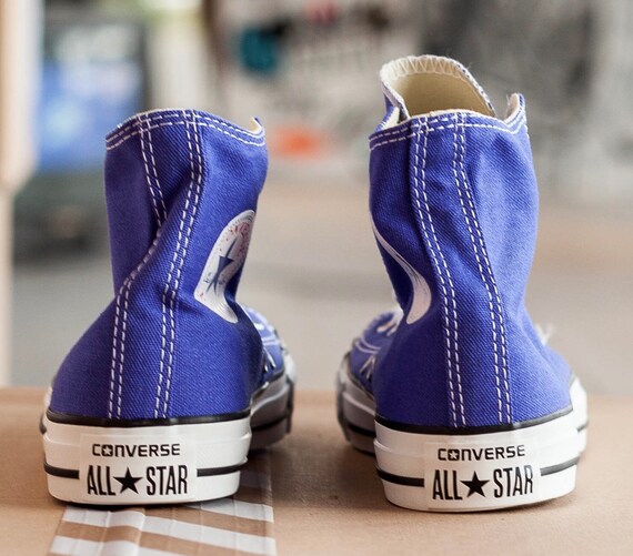 periwinkle high top converse
