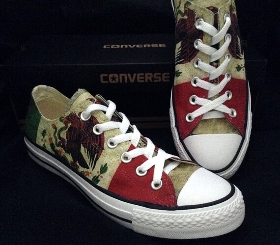 mexican flag converse shoes
