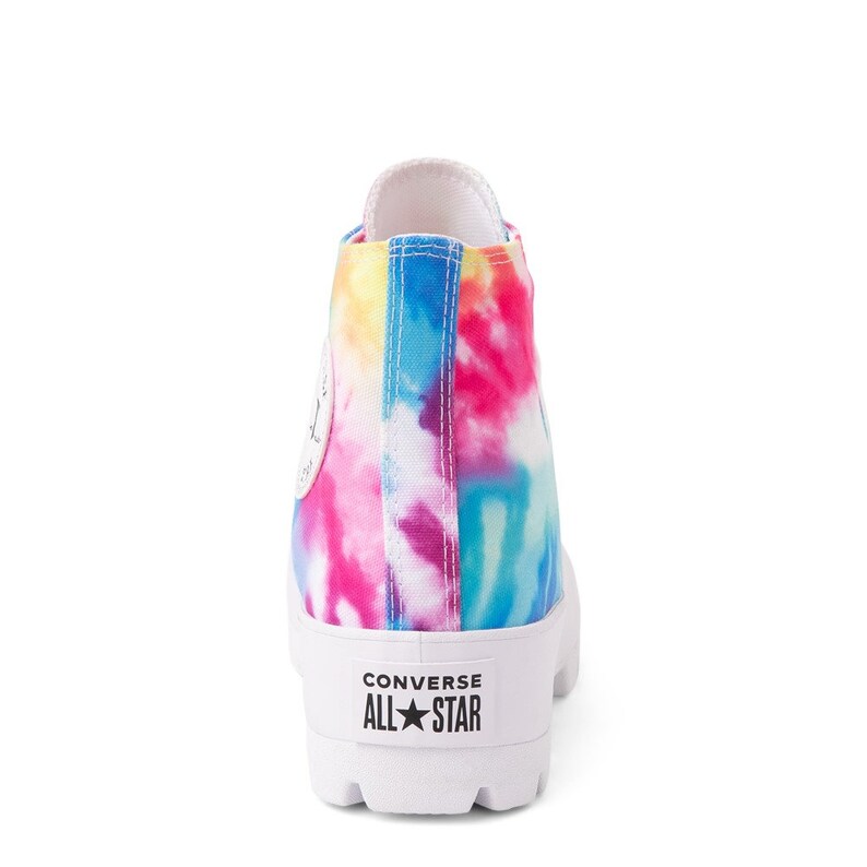 tie dye platform converse