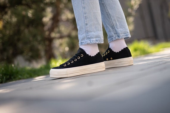 converse platform gold