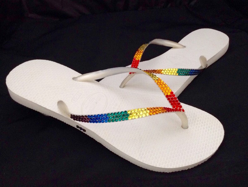 havaianas with swarovski crystals