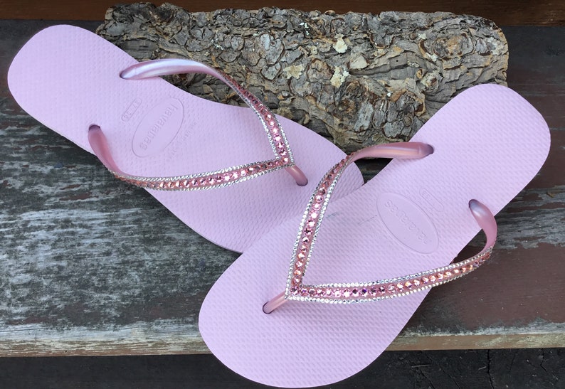 havaianas with bling