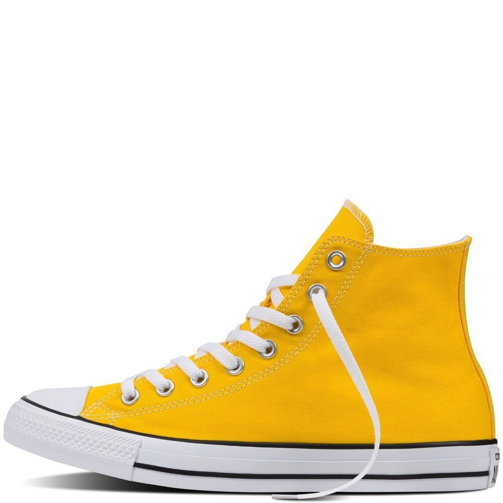 Yellow Converse High Tops Sunflower Lemon Sun Bling Canvas w/ Swarovski ...